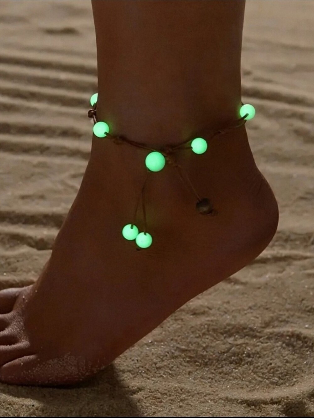 NWT* Anklet, Beaded Glow-In-Dark *NEW